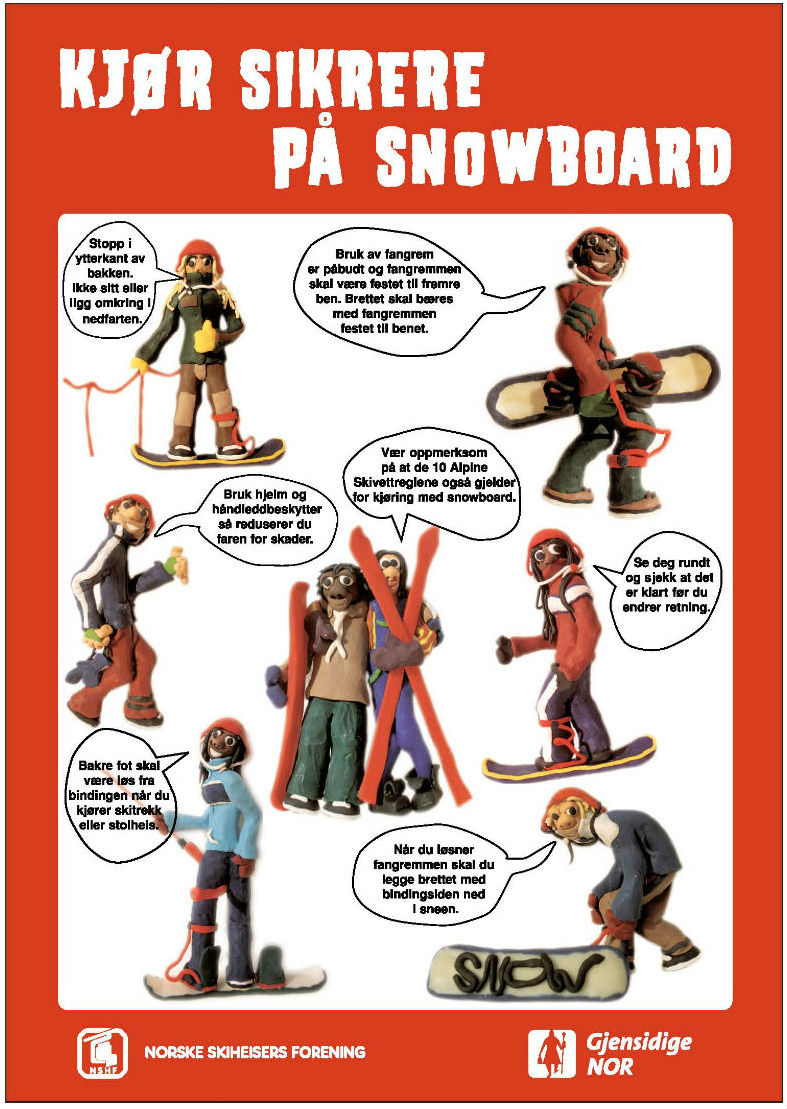 Kjør sikrere på snowboard Kjør sikrere på snowboard